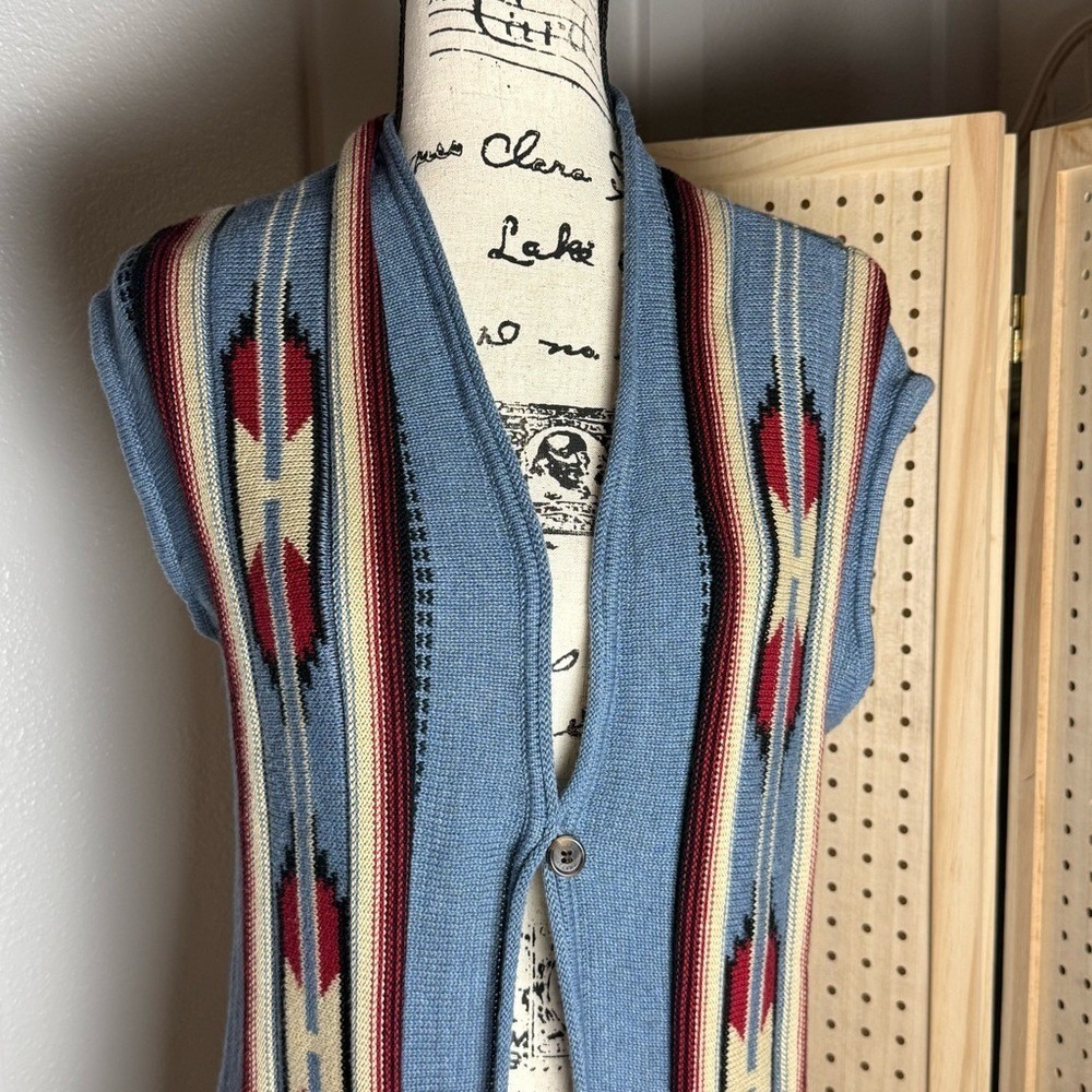 Chaps Gray Knit Sweater - Picture 3 of 8
